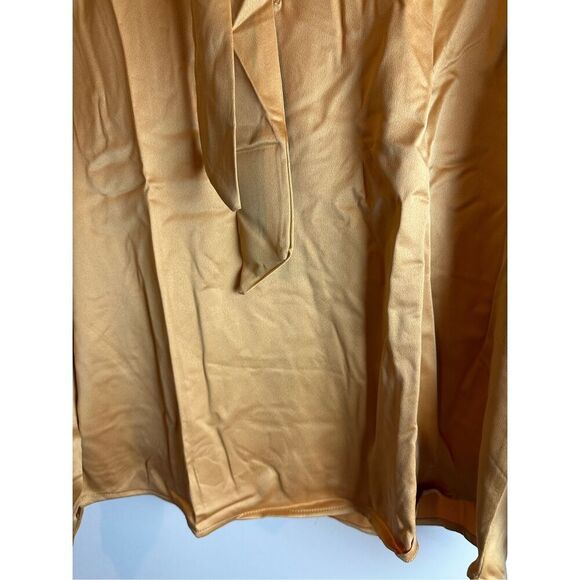 light camel long sleeve blouse - Picture 10 of 11